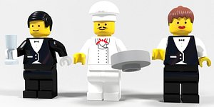 lego restaurant characters max