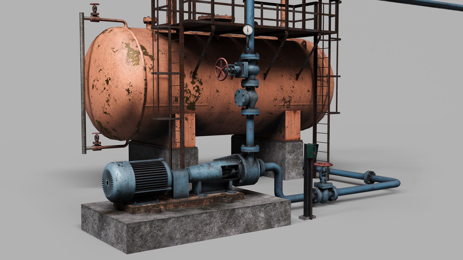 3D Model Industrial Filtration System - TurboSquid 2112048