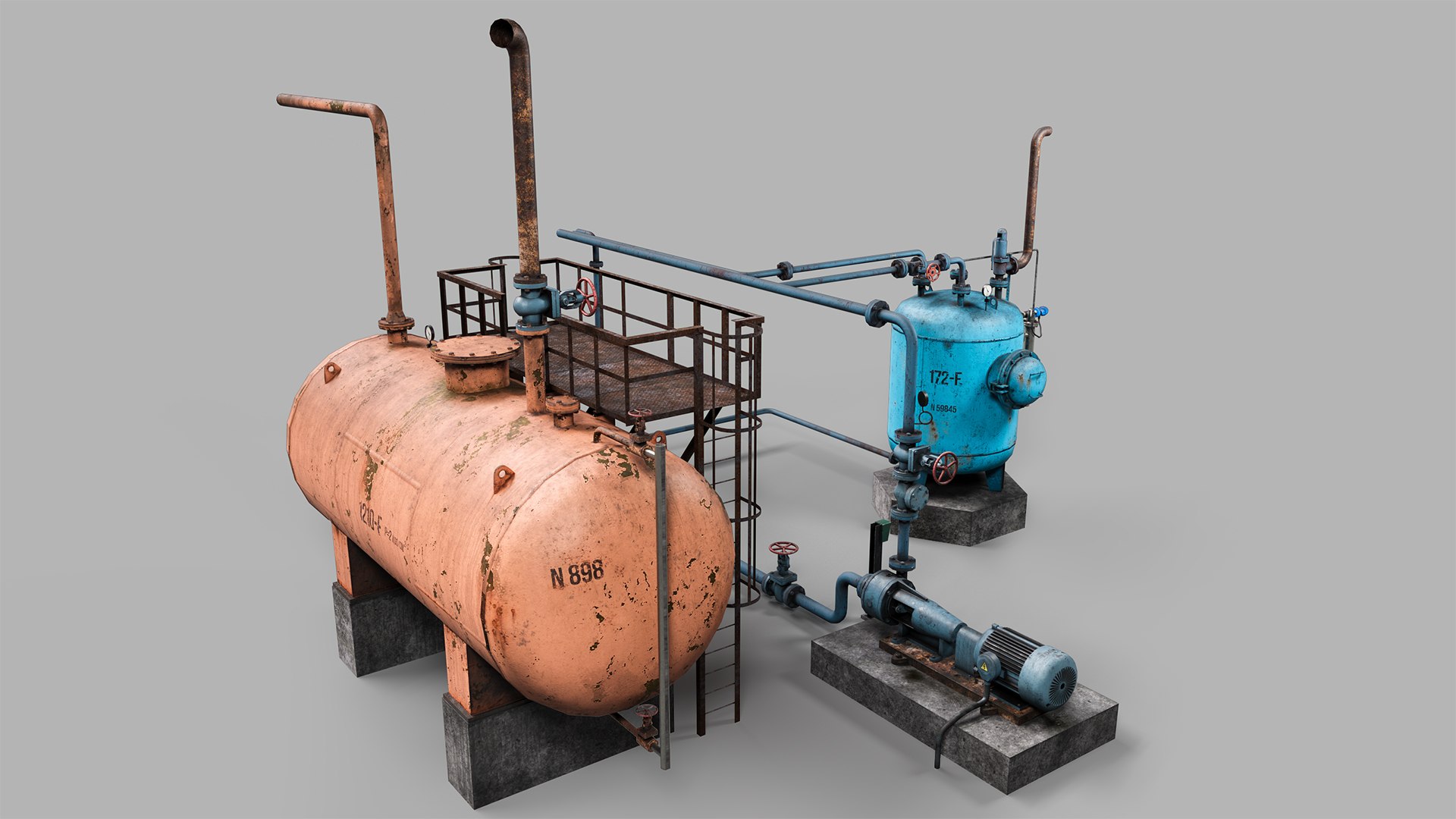 3D Model Industrial Filtration System - TurboSquid 2112048