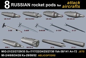 Russian rocket pods