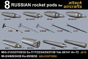 Russian rocket pods