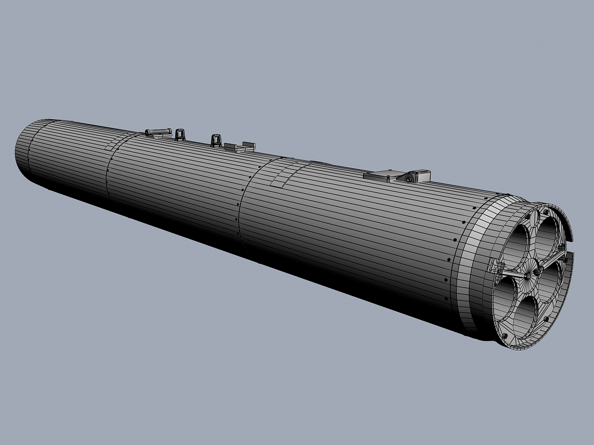 3D rockets pods russian model - TurboSquid 1266298