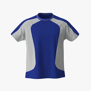 T-Shirt Blue 3D Model