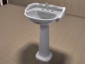 St Thomas Creations Sink and Brasstech Faucet Set Vol 2