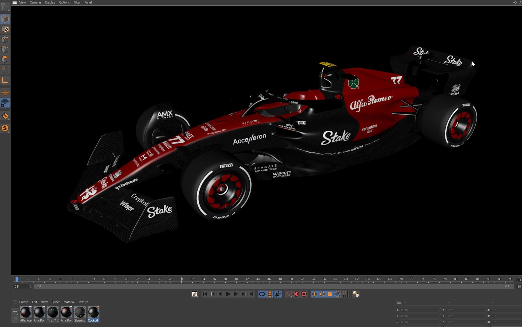 3D F1 Alfa Romeo C43 Season 2023 Model - TurboSquid 2044116