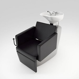 hair salon sink 3D
