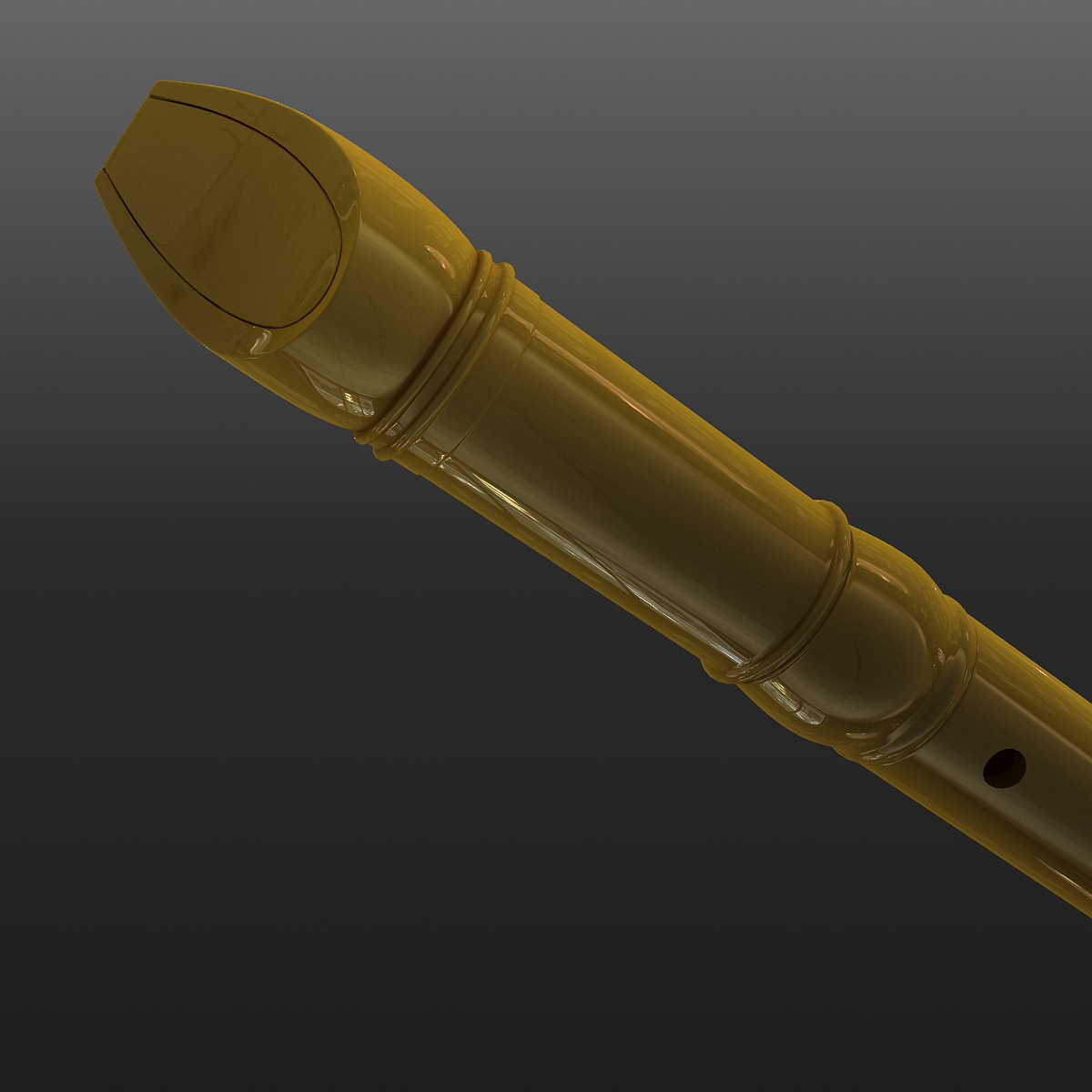 3d model flute