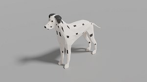 Cartoon Dalmatian model