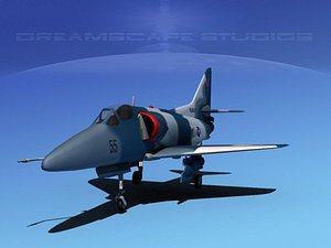 Douglas A-4D Skyhawk V19 USN Aggr
