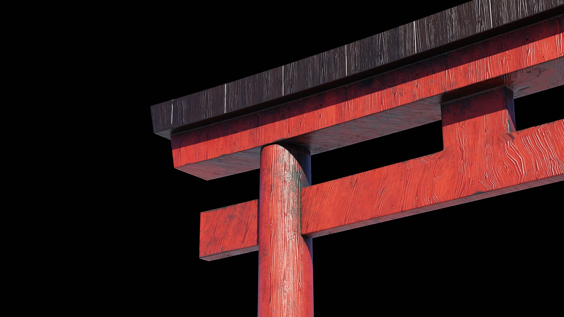 Torii - Japanese Arch Model - TurboSquid 1755404