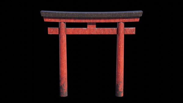 mod le 3D de Torii Arche japonaise TurboSquid 1755404