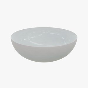 3D classic porcelain bowl model