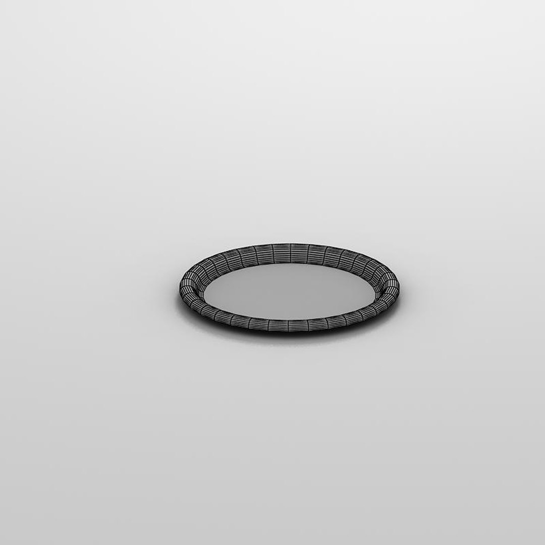 Free 3ds Model Paper Plate