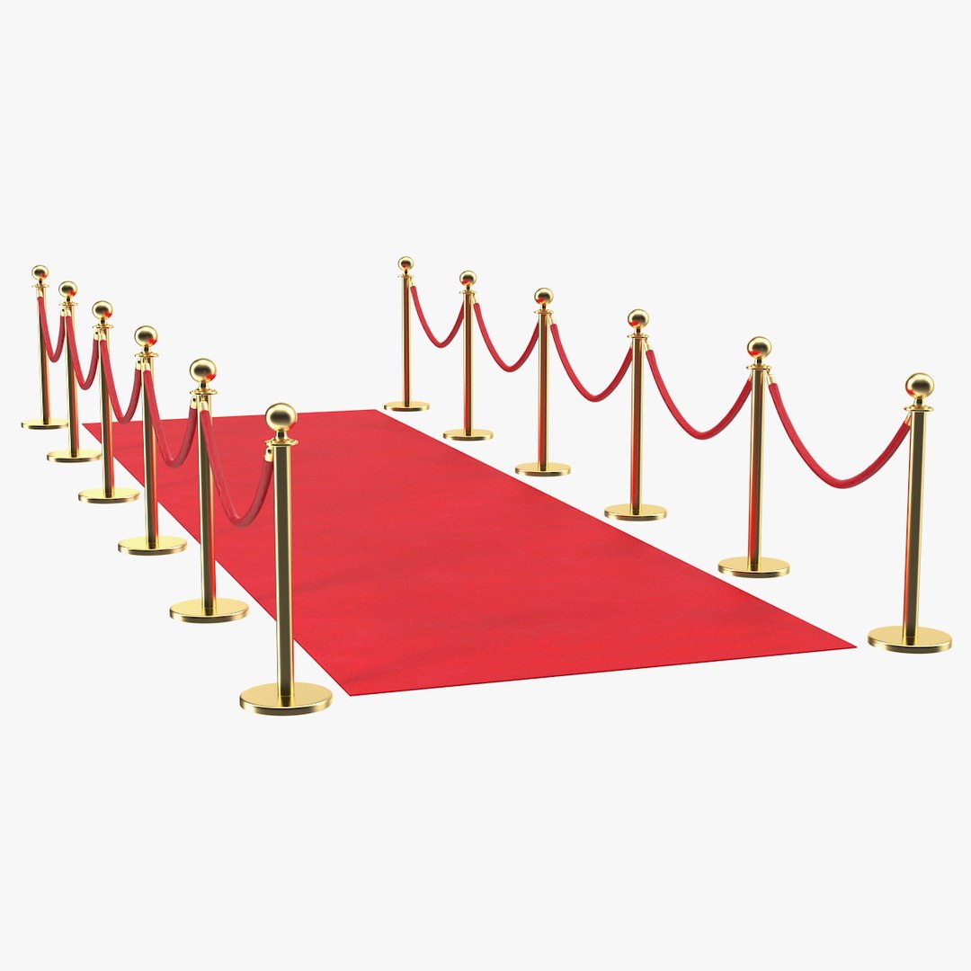 Red Carpet 3D model preview