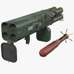 Incendiary Rocket Launcher M202A1 FLASH Set Dusty