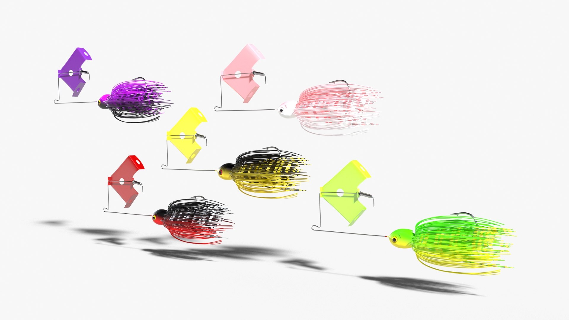 Buzz Baits 3D https://p.turbosquid.com/ts-thumb/nS/E34ogb/nl/buzzbaits_08/jpg/1659724747/1920x1080/fit_q87/be5a8fd960a4cddb31dbc55edf4aafb92775faa2/buzzbaits_08.jpg