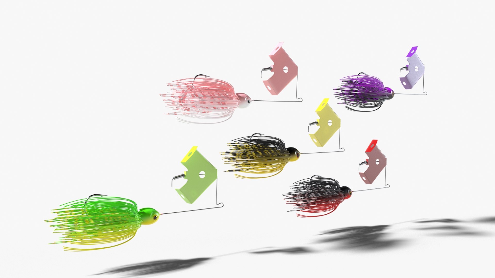 Buzz Baits 3D https://p.turbosquid.com/ts-thumb/nS/E34ogb/qa/buzzbaits_05/jpg/1659724745/1920x1080/fit_q87/c67b75ae7dfe6d2e1fa8fd46f1b2b95c1db10c50/buzzbaits_05.jpg