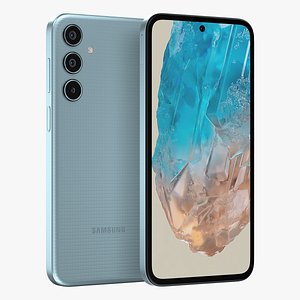 3D Samsung Galaxy M35 Light Blue