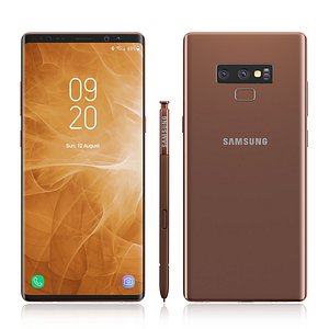 3D model samsung galaxy note 9