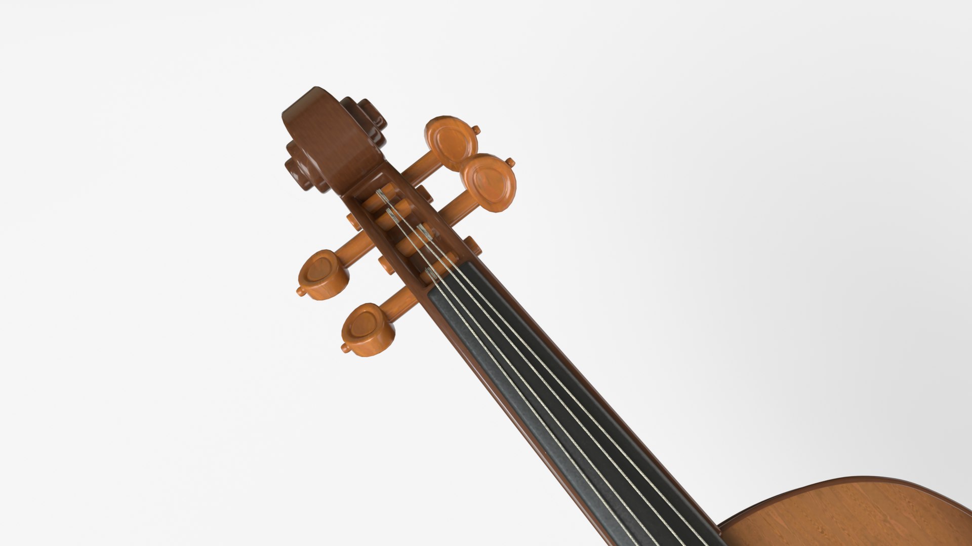 Viola Music Instrument With Bow And Stand 3D Model - TurboSquid 2339374
