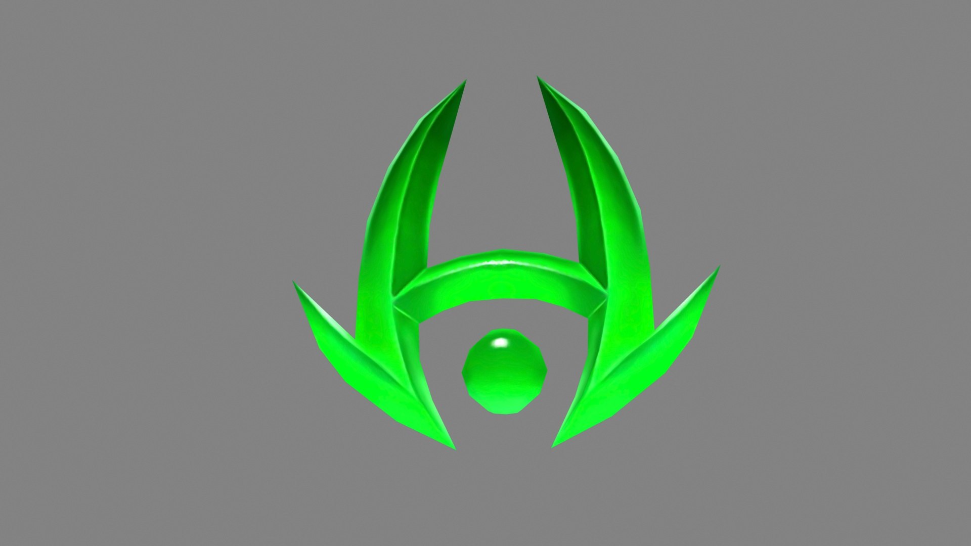 3D Cartoon Emerald - Game Jewel - Rune Gems - Green Crystal ...