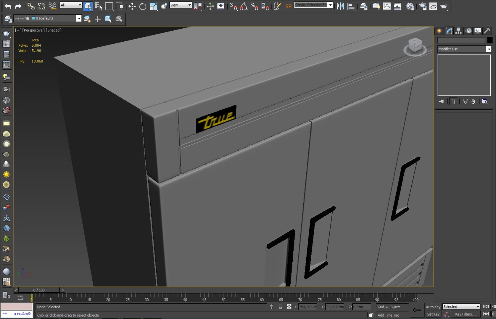 refrigerator true 3d model