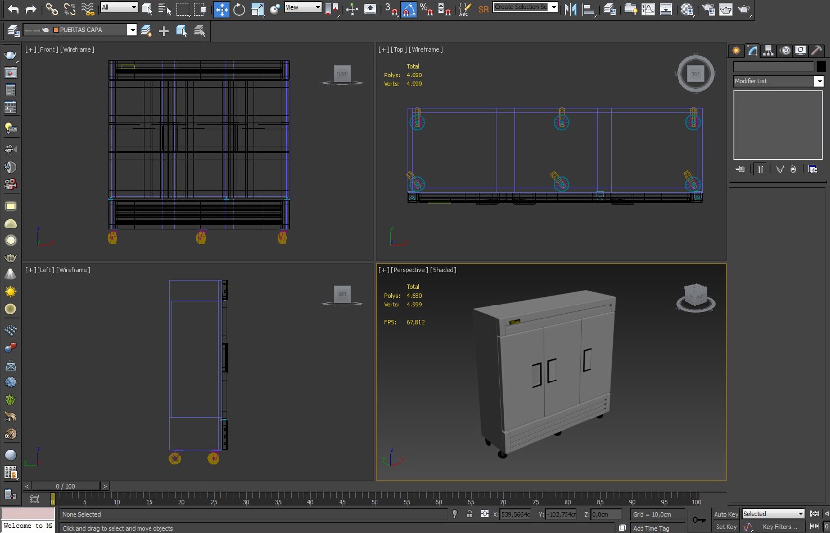 refrigerator true 3d model
