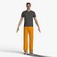 Maglietta e pantaloni della tuta da uomo gratuiti
