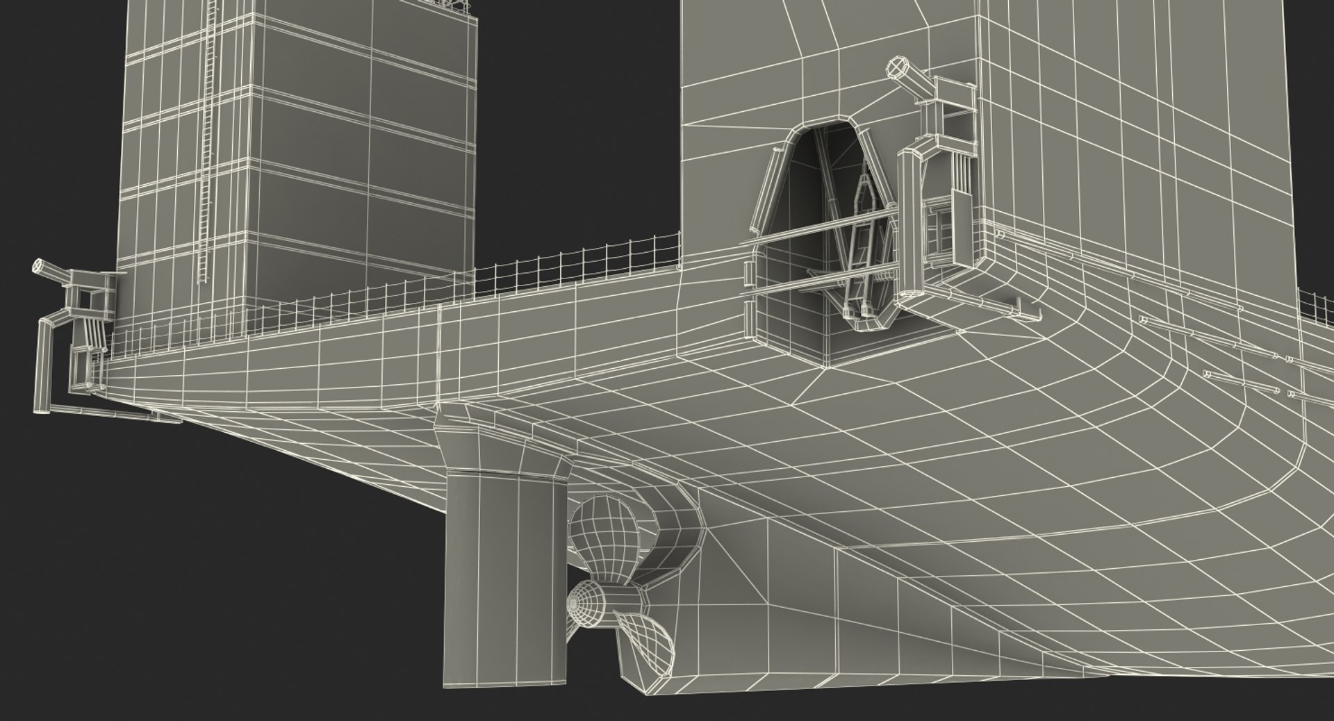 3D Heavy Lift Vessel Rigged - TurboSquid 1384175