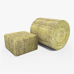 Hay Bale low poly