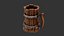 Bicchiere da birra in legno
