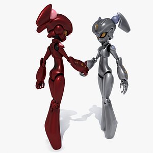 3D rig robot alexa model