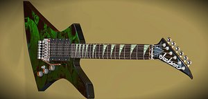 3d jackson kelly electric guitar