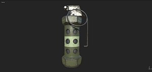 m-84 stun grenade 3D model