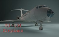 TU 134 Airplane