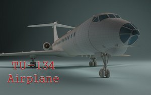 TU 134 Airplane