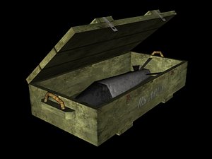 wwii crate 3d 3ds