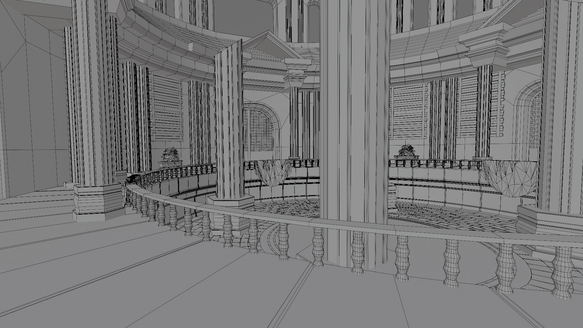 VR Arena 3D Model - TurboSquid 2153438