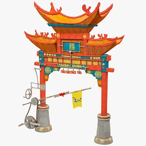 red gate 3D model