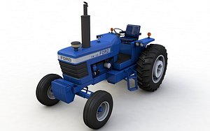 3D model Ford TW20 Tractor 1978