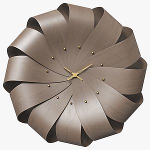 Roche Bobois wall clock Fiore 3D model