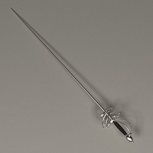 3d model rapier
