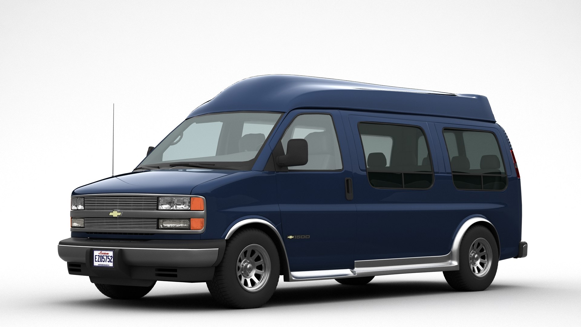 Chevrolet Express Van 1997 Model - TurboSquid 1998921