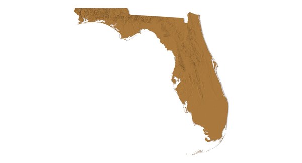 State of Florida STL model 3D Project 3D model