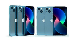 iPhone-13-sierre-blue-2013-Corona 3D model