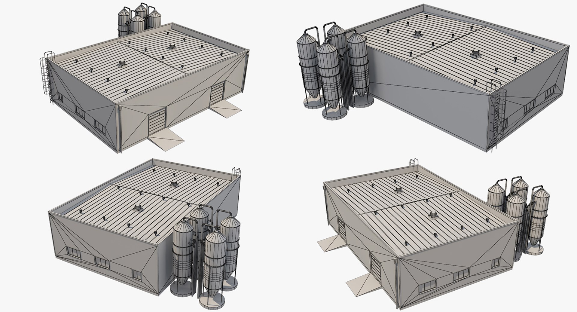 Industrial model. Разработка 3d моделей на заказ. Авторская визуализация сцены 3d моделирования.