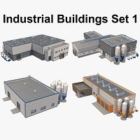 Industrial Building Set01