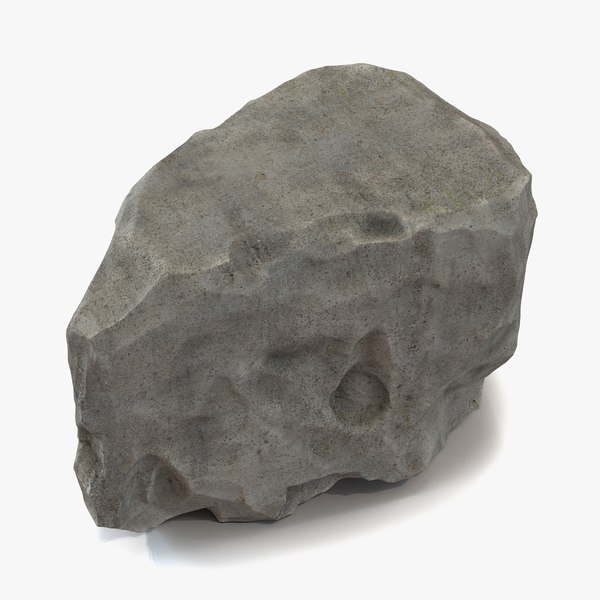 concrete chunk 4 3d model