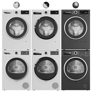 Bosch washing and drying machine Series 6 3D