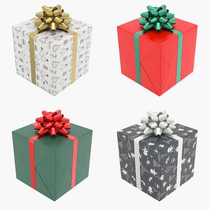 Christmas Present 5 Bundle Collection 3D model